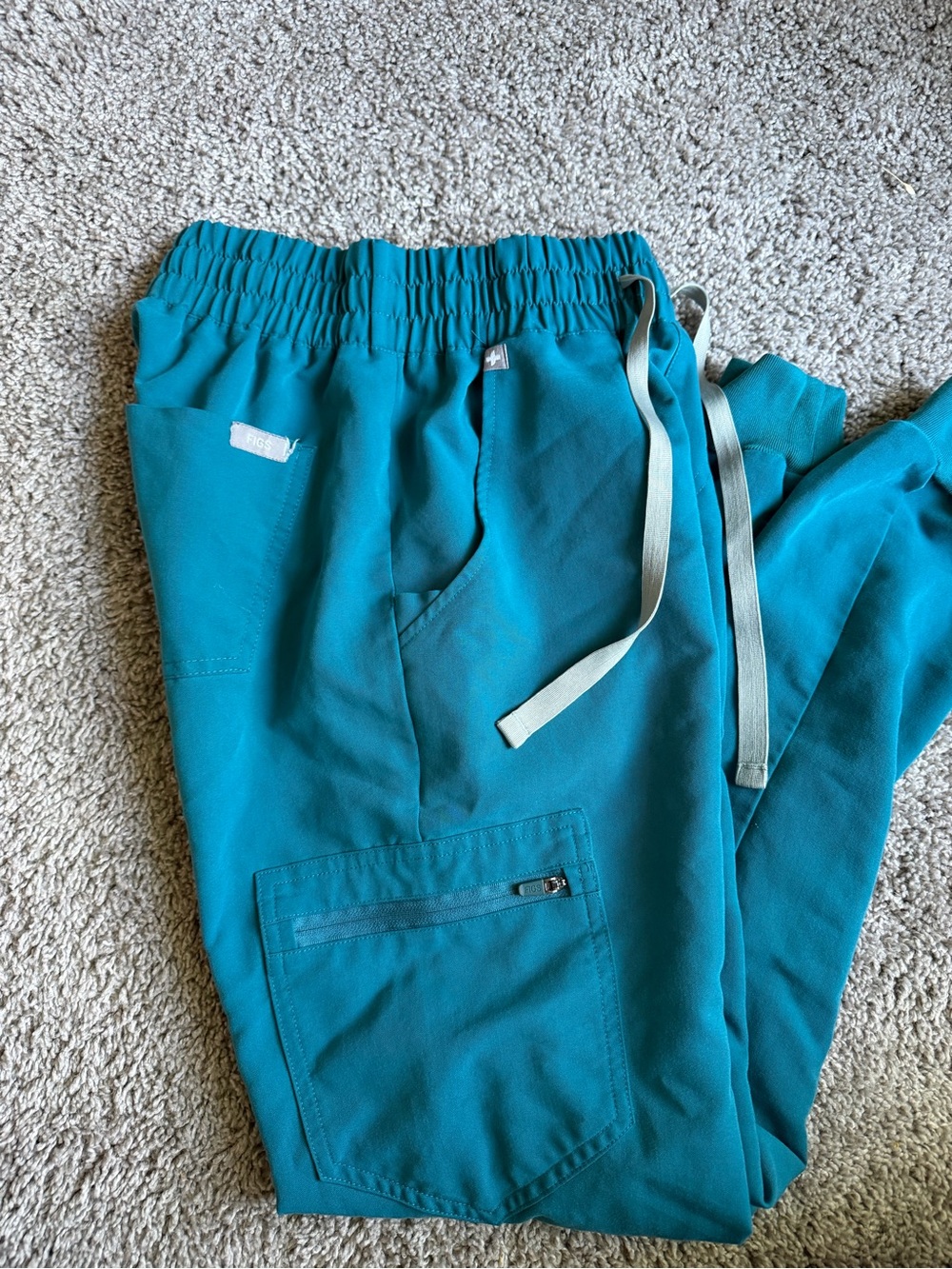 Figs Teal women’s xxs Drawstring Joggers